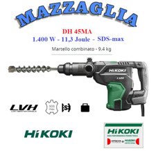 HIKOKI/HITACHI MARTELLO COMBINATO DH45MA 1400W SDS-MAX - 11,3 JOULE