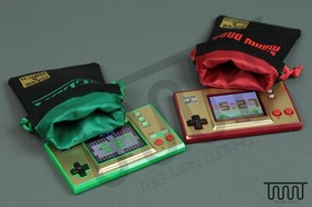 Decorated Lined Drawstring Bag for Game & Watch Handheld