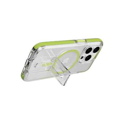  NEW Tech21 EvoCrystal Kick Case with MagSafe for iPhone 15 Pro   Lime  