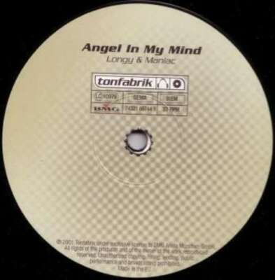 Longy & Maniac - Angel In My Mind 12'' Vinyl Schallplatte 113223