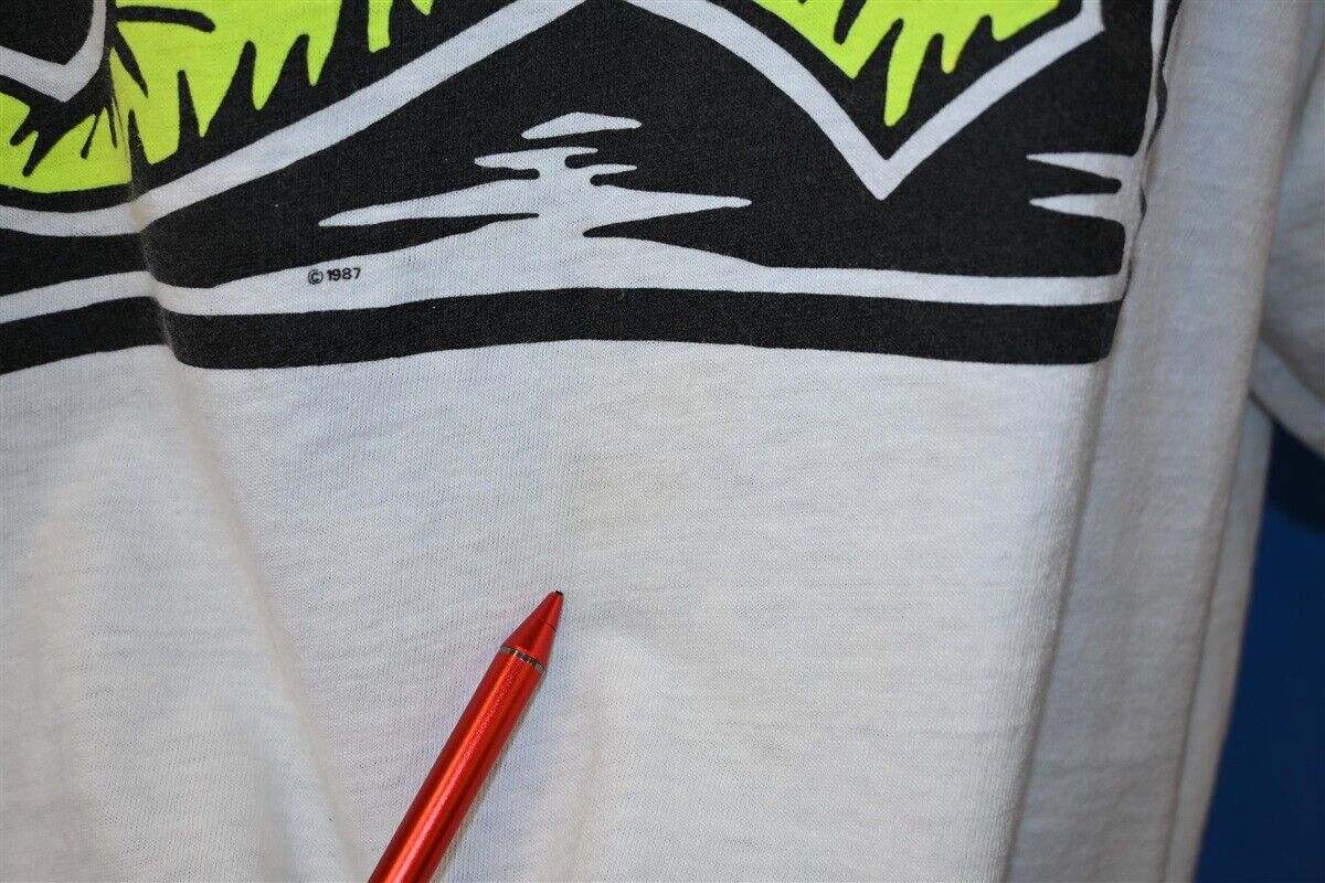 vintage 80s AIRWALK RUNNING MAN NEON SPORTS WEAR HALF SHIRT vintage 80s AIRWALK RUNNING MAN NEON SPORTS WEAR HALF SHIRT
