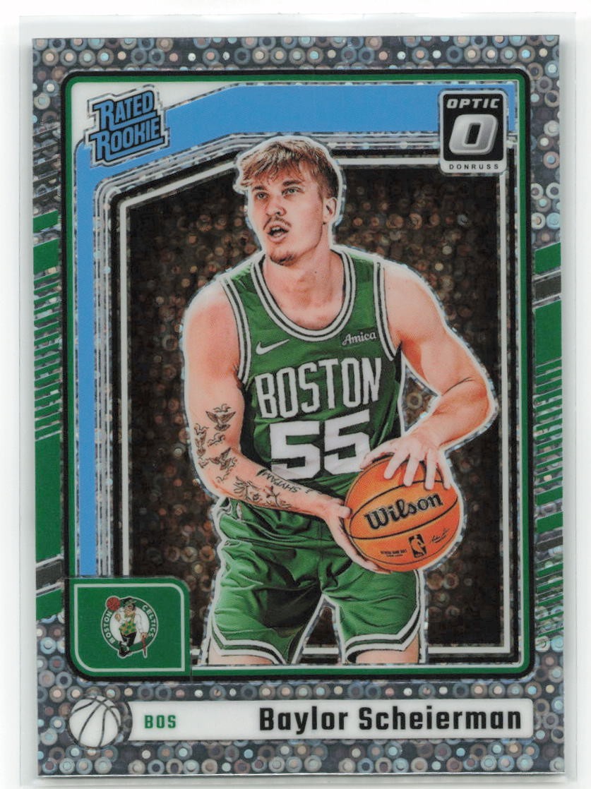 2024-25 Panini Donruss Optic Fast Break Holo Baylor Scheierman #263 Celtics RC