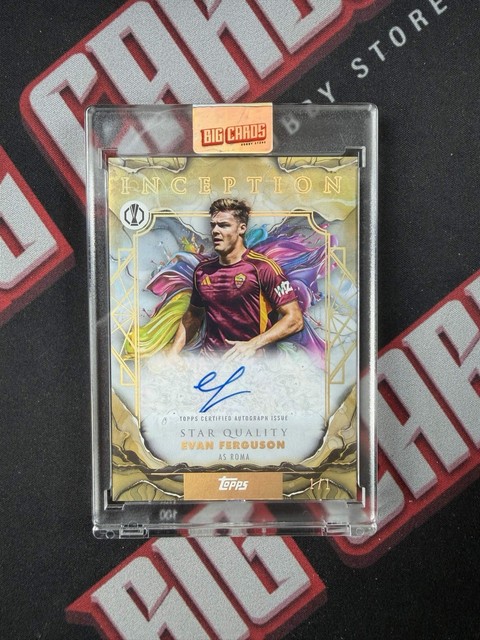 Evan Ferguson 1/1 As Roma Inception auto