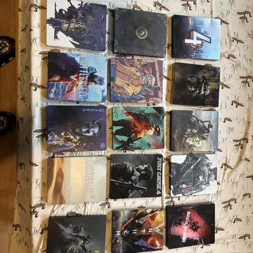 Steelbook Lot PS4 PS5 NO GAME X Box LOOK READ! Resident Evil Everything Included