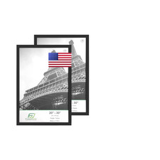Frameworks 20X30 Wooden Poster Frame Classic Matte Edged Frames W/Shatterproof
