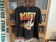 2011 Paul McCartney On The Run Tour Black TULTEX Concert T-shirt SZ XL - Cool