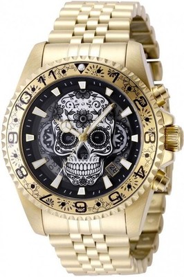 Invicta Pro Diver 48951 Chronograph Herren Edelstahl Uhr Neu