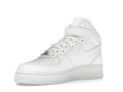 Nike Supreme x Air Force 1 Mid Box Logo - Triple White - FZ8784