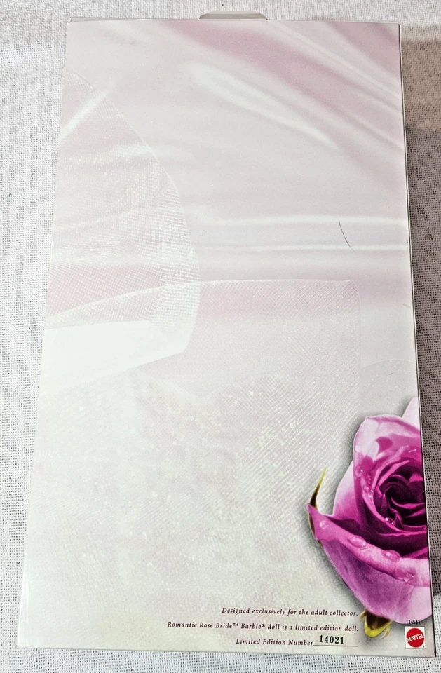 Muñeca Barbie Romántica Novia Rosa Limitada 1995 Mattel Porcelana S/N 14021 De Colección Foto 2 de 4