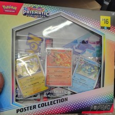 NEW Pokemon TCG S V Prismatic Evolutions Poster Collection Box Sealed NEW