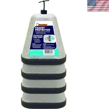 USA Made Foam Faucet Covers - 4 Pack in Gray for Energy Efficient Winterization