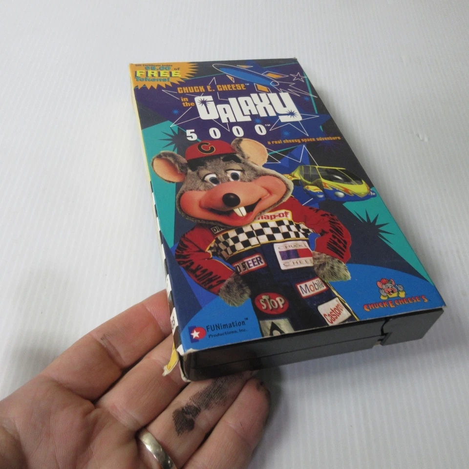 CHUCK E CHEESE In The Galaxy 5000 VHS 1999 Real Cheesy Space Adventure Funimatio - Image 2 of 4