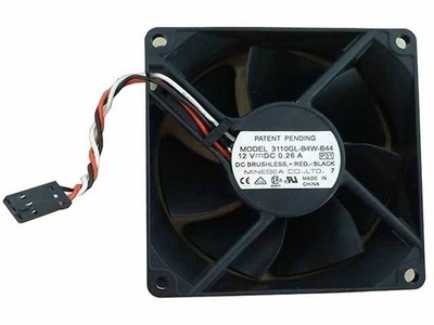 Nmb 3110Gl-B4W-B44 Fan Assy 12Vdc .26A 2-Wire Tested Working