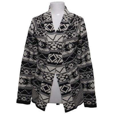 Sensation, Strickjacke, Damen, Größe: M/L, Schwarz/Weiß/Mehrfarbig, Chevron #dRj