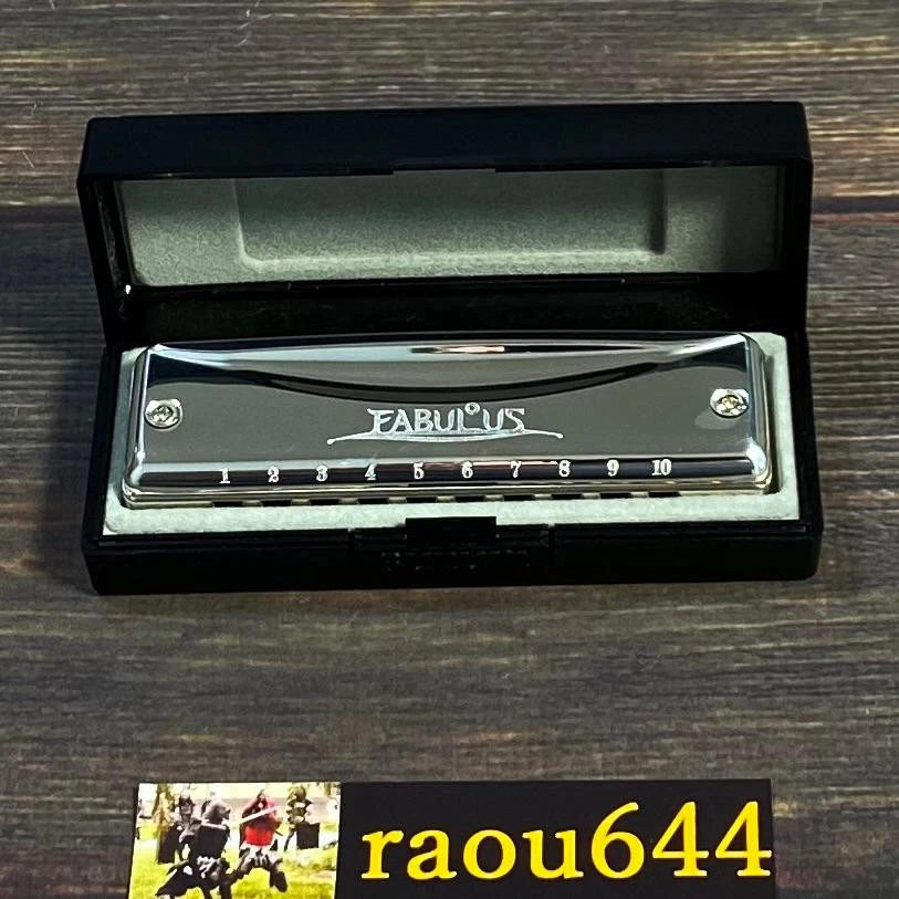 SUZUKI F-20E Bb Key FABULOUS 10 hole Diatonic Harmonica from Japan - Image 3 of 4