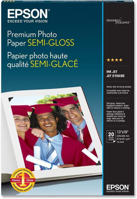 Epson Premium Photo Paper Semi-gloss S041327 13 x 19