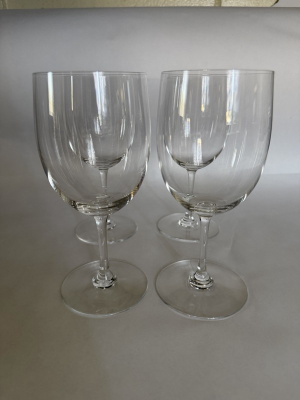 VTG Baccarat Crystal Set of 4 Perfection 7.25” Wine Glasses Goblets