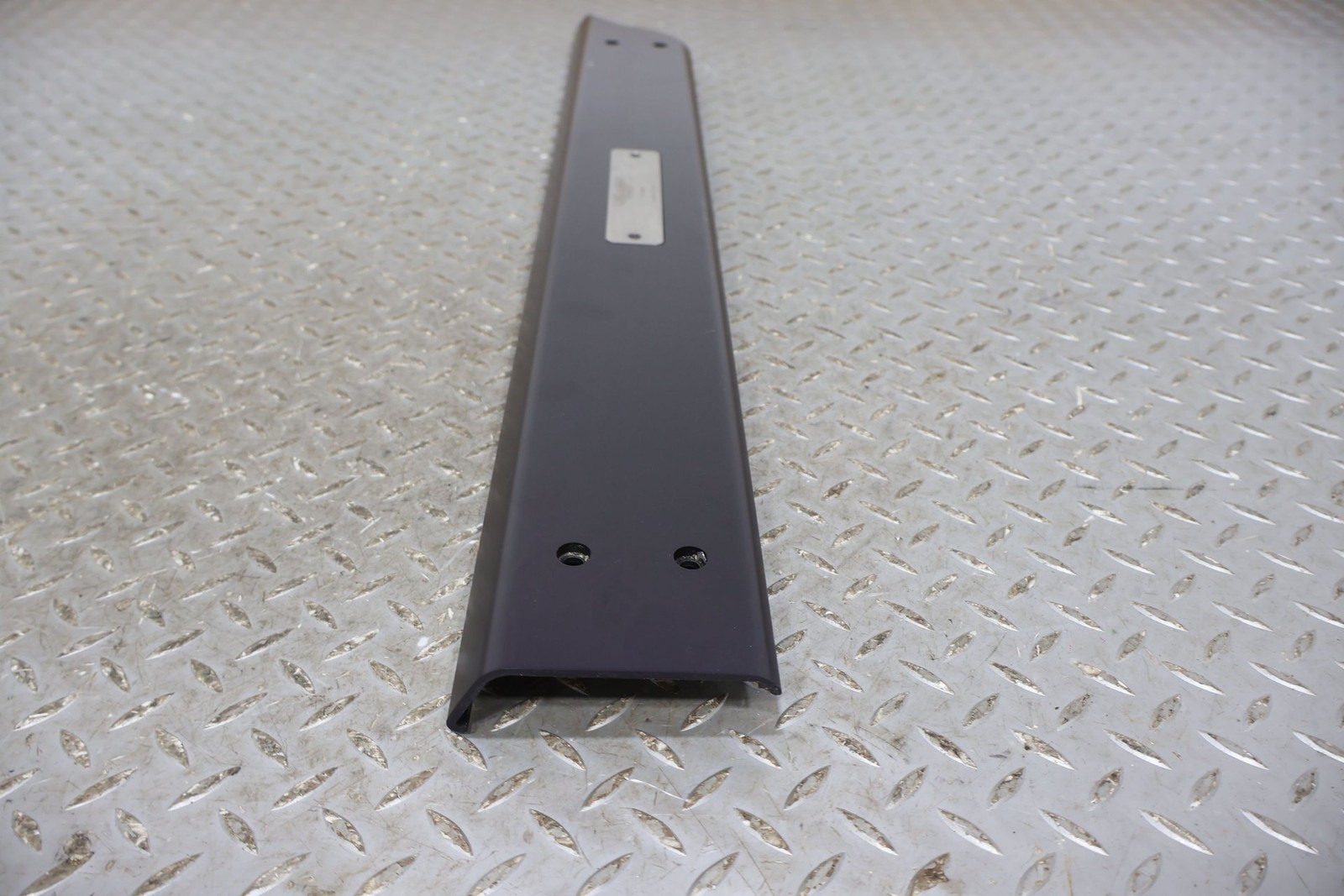 09 Aston Martin V8 Vantage Left LH Interior Door Sill Plate W/ Insert (Black)