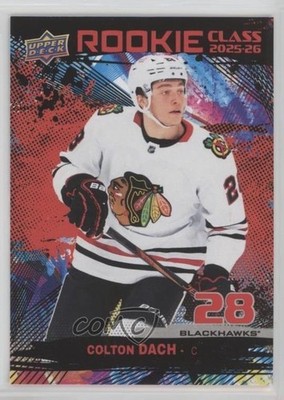 2025-26 Upper Deck Series 2 Rookie Commemorative Class Red Colton Dach RC 1e7g