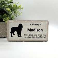 Golden Doodle Memorial - Personalized Pet Memorial Stone- Pet Loss Sympathy Gift