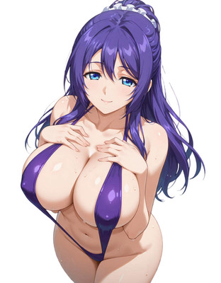 Rei Suzukawa Mankitsu Happening Waifu Weatherproof Anime Sticker 6'' Car Decal