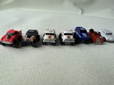 Micro Machines Lot of 8 RoadChamps & Big Wheels, Galoob 1987 Vintage