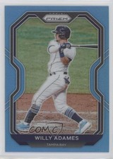 2021 Panini Prizm Tier III Carolina Blue Prizm Willy Adames #219 0v7