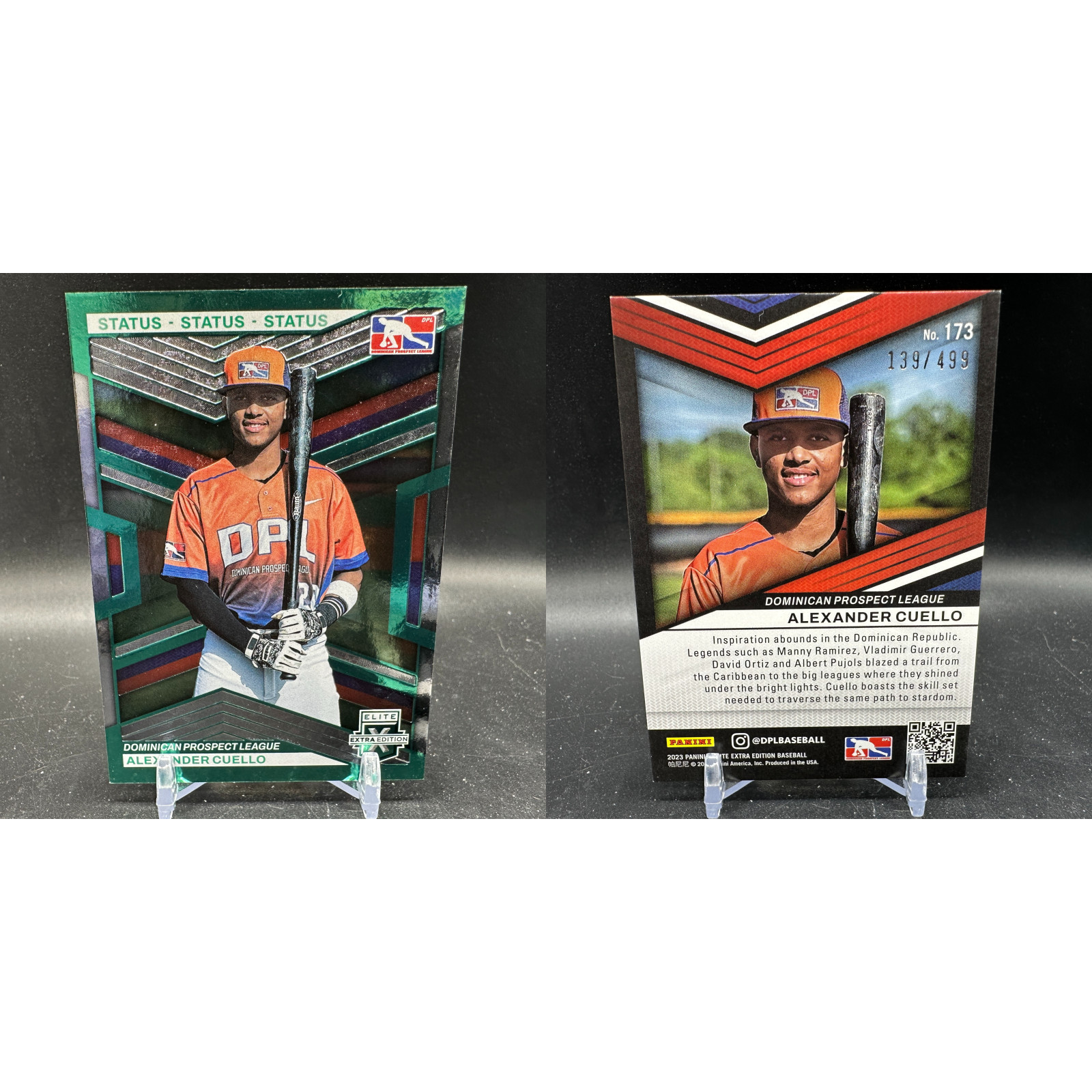 Dominican Prospect Lot 19 Baseball Cards Elite Extra Edition Auto Patch Numbered view 18