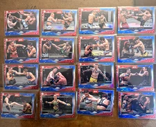 (24) Topps Chrome UFC LOT - RWB - Former Champs, Vets, & 2 Rookies 