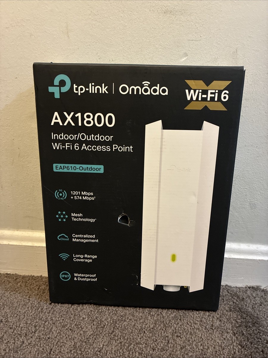 TP-Link EAP610-Outdoor | AX1800 Wireless Indoor / Outdoor Wi TP-Link EAP610-Outdoor | AX1800 Wireless Indoor / Outdoor Wi