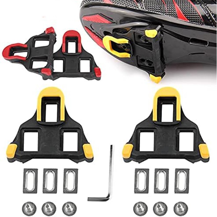 Tacchette per pedali bici da corsa attacco Shimano SPD-SL sgancio rapido scarpe
