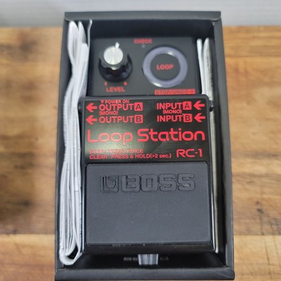 Boss RC-1 BK Black Edition Looper Pedal w/Box & Manual Amazing Condition