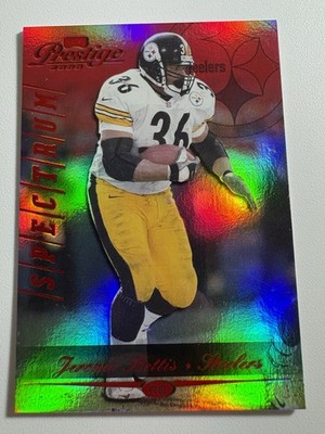 2000 Playoff Prestige Red Spectrum /100 Jerome Bettis Steelers HOF Very Rare