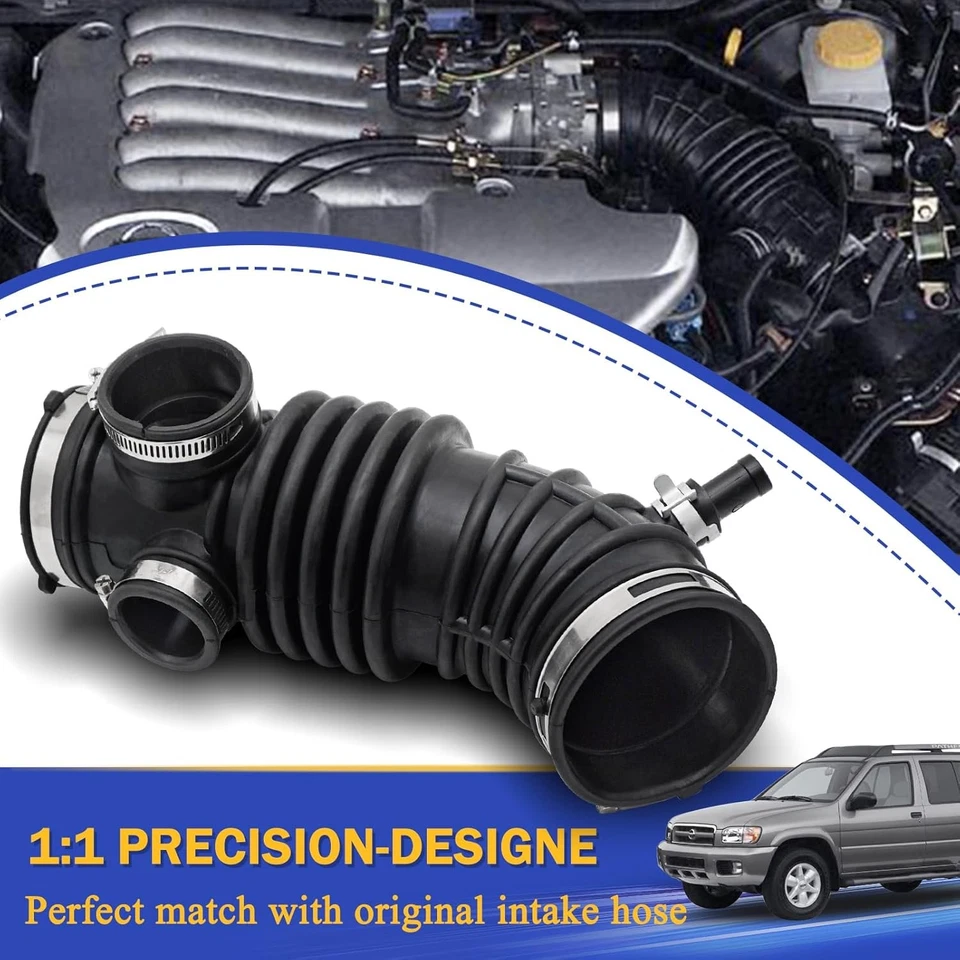 Air Cleaner Intake Hose Tube with Clamps for 2001-2003 Infiniti QX4...  - Image 3 of 4