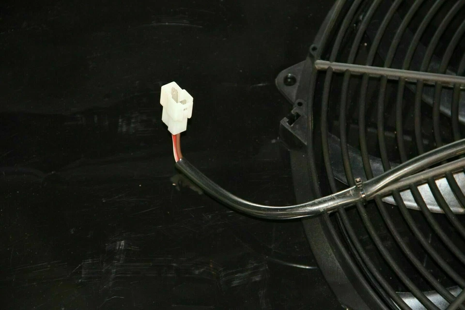 Ventilador eléctrico cubierta de radiador KKS apto para camioneta Chevy GMC 1955-1959 56 57 58 Foto 4 de 4