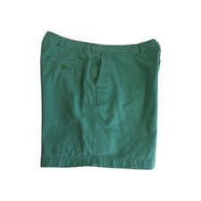 Lands' End Men's Traditional Fit Cotton Casual Green Shorts Size 40 COTTON