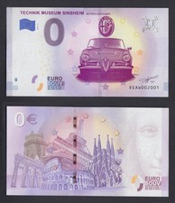 0 Euro Souvenir Schein  XE AW 2019-5 DE Mythos Alfa Romeo