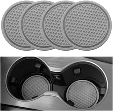 SINGARO Car Cup Coaster, 4PCS Universal Non-Slip Cup Holders Embedded in Ornamen