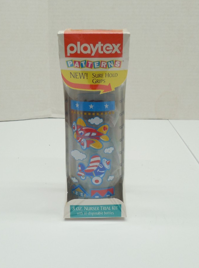 Vintage 90's Playtex Nurser Trial Kit Drop In Baby Bottle Pa