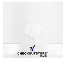 COS Paper Record Inner Sleeves Polylined With Hole for 12" Vinyl 33 RPM