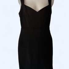 Guess black dress midi with accents #GuessDress 6  black midi, satin accents