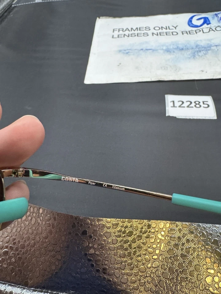 Gafas de sol Costa Piper 06S6003 60031158 dorado brillante con lentes espejadas verdes 580G Foto 3 de 4