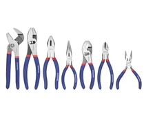 WORKPRO 7PC Pliers Set Groove Joint Long Nose Diagonal Linesman DIY Tool