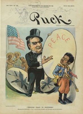 McKinley Imperialism Vintage 1899 Puck Magazine Cartoon Photo Reprint Wall Art