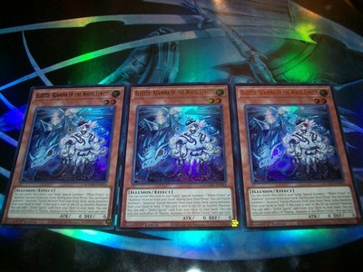 3x Elzette, Azamina of the White Forest 1st Edition Ultra Rare MAMO-EN054