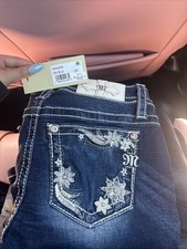 Miss Me Women's Denim Jeans, Size 25, Mid-Rise, Easy Boot Cut