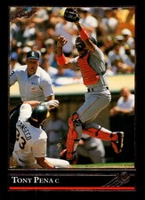 1992 Tony Pena Leaf Black Gold BASEBALL #323 Boston Red Sox