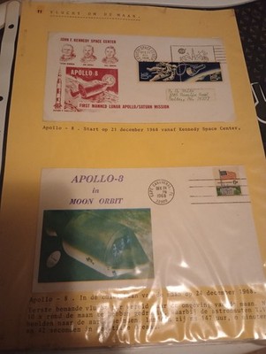 NASA Envelopes Apollo 8 Space Lot of 2 Vintage Used Original Envelope