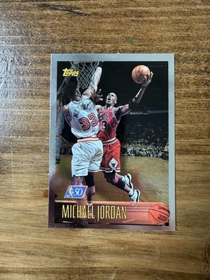 1996-97 Topps NBA 50th Anniversary Foil #139  Michael Jordan Mint Or Better