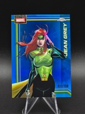 2026 Topps Chrome Marvel JEAN GREY True Blue Refractor /150 #59